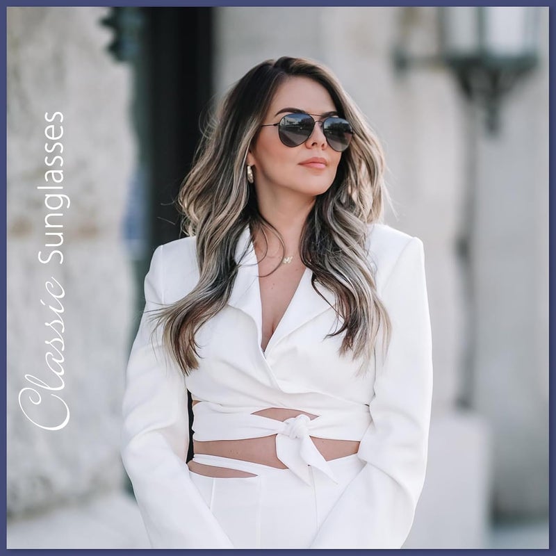 WOWSUN Classic Polarized Aviator Sunglasses for Women Men - Image 3